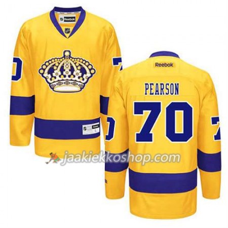 Reebok Miehille NHL Los Angeles Kings Pelipaita Tanner Pearson #70 Kolmas Kulta