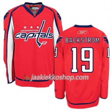 Reebok Miehille NHL Washington Capitals Pelipaita Nicklas Backstrom #19 Koti Valkoinen