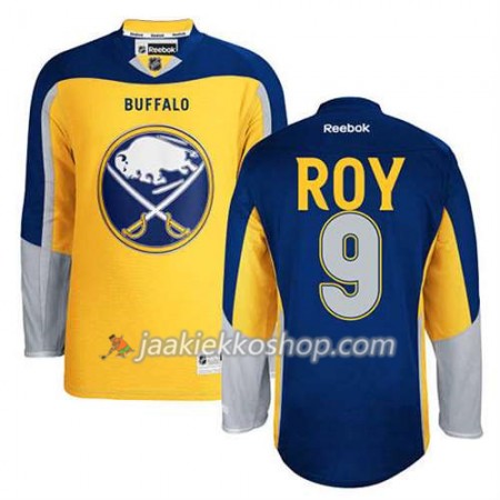 Reebok Miehille NHL Buffalo Sabres Pelipaita Derek Roy #9 Uusi Kolmas Kulta
