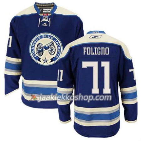Reebok Miehille NHL Columbus Blue Jackets Pelipaita Nick Foligno #71 Kolmas Valkoinen Reebok Miehille NHL Columbus Blue Jackets Pelipaita Nick Foligno #71 Kolmas Valkoinen