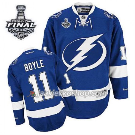 Reebok Miehille NHL Tampa Bay Lightning Pelipaita Brent Seabrook #11 Koti Sininen 2015 Stanley Cup