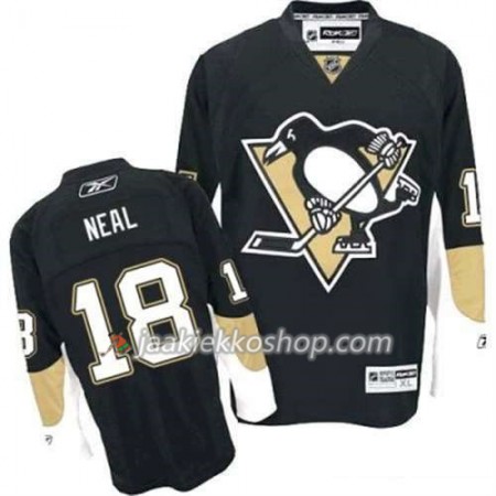 Reebok Miehille NHL Pittsburgh Penguins Pelipaita James Neal 18 Musta Koti