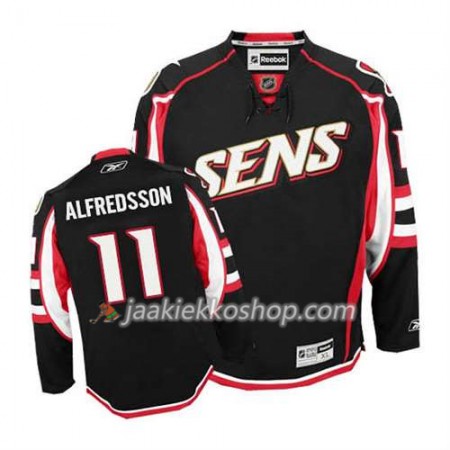 Reebok Miehille NHL Ottawa Senators Pelipaita Daniel Alfredsson #11 Kolmas Musta