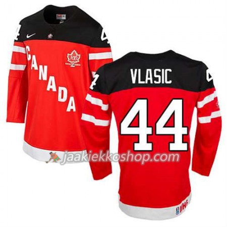 Lapsille NHL Premier Kanada Team Pelipaita Marc-Edouard Vlasic #44 100th Anniversary Punainen Paita