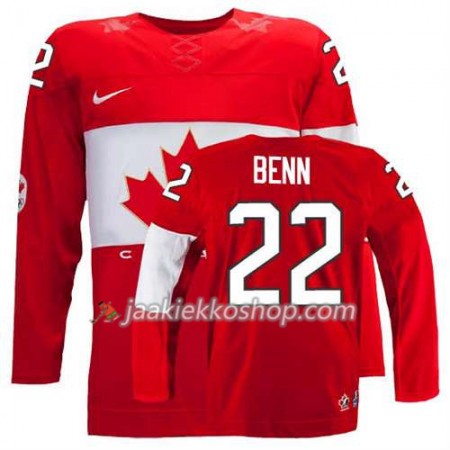 Reebok Nainen NHL Premier Kanada Team Pelipaita Jamie Benn #22 Vieras Punainen Paita