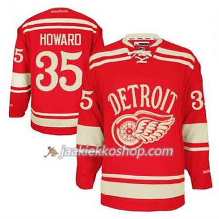 Reebok Miehille NHL Detroit Red Wings Pelipaita Jimmy Howard #35 2014 Winter Classic Punainen
