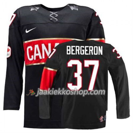 Reebok Nainen NHL Premier Kanada Team Pelipaita Patrice Bergeron #37 Kolmas Musta Paita