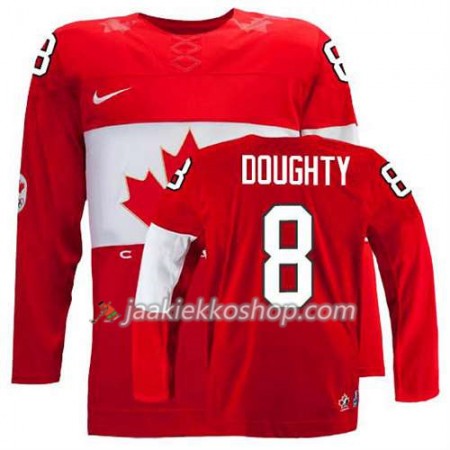 Reebok Nainen NHL Premier Kanada Team Pelipaita Drew Doughty #8 Vieras Punainen Paita
