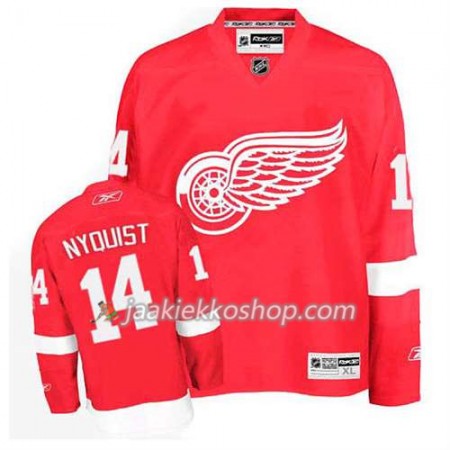 Reebok Miehille NHL Detroit Red Wings Pelipaita Gustav Nyquist #14 Koti Punainen