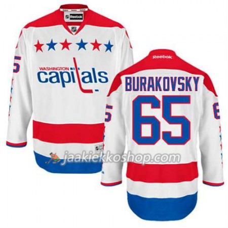 Reebok Miehille NHL Washington Capitals Pelipaita Andre Burakovsky #65 Kolmas Valkoinen Reebok Miehille NHL Washington Capitals Pelipaita Andre Burakovsky #65 Kolmas Valkoinen