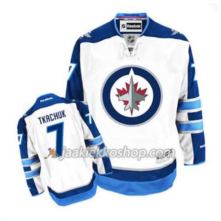 Reebok Miehille NHL Winnipeg Jets Pelipaita Keith Tkachuk #7 Vieras Valkoinen