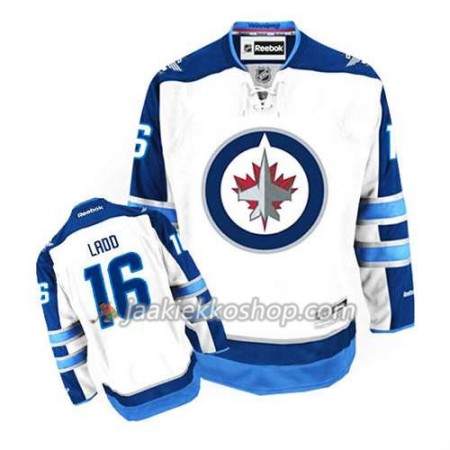Reebok Miehille NHL Winnipeg Jets Pelipaita Andrew Ladd #16 Vieras Valkoinen