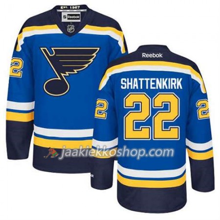 Reebok Miehille NHL St. Louis Blues Pelipaita Kevin Shattenkirk #22 Koti Sininen