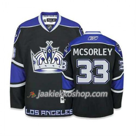 Reebok Miehille NHL Los Angeles Kings Pelipaita Marty Mcsorley #33 Kolmas Musta
