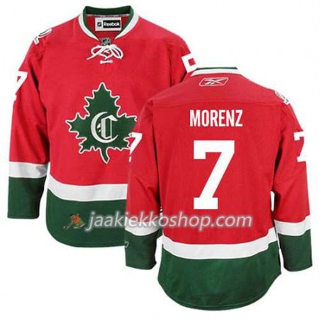 Reebok Miehille NHL Montreal Canadiens Pelipaita Howie Morenz #7 Kolmas Uusi Punainen