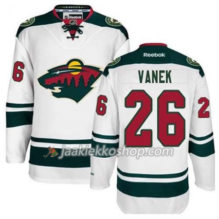 Reebok Miehille NHL Minnesota Wild Pelipaita Thomas Vanek #26 Vieras Valkoinen
