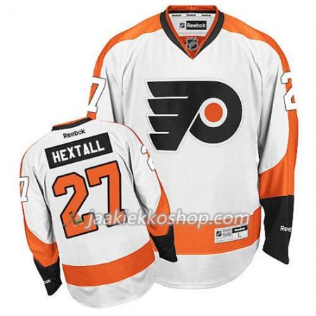 Reebok Miehille NHL Philadelphia Flyers Pelipaita Ron Hextall #27 Vieras Valkoinen