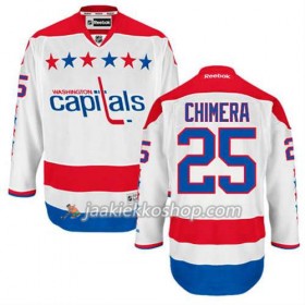 Reebok Miehille NHL Washington Capitals Pelipaita Jason Chimera #25 Kolmas Valkoinen