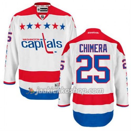 Reebok Miehille NHL Washington Capitals Pelipaita Jason Chimera #25 Kolmas Valkoinen