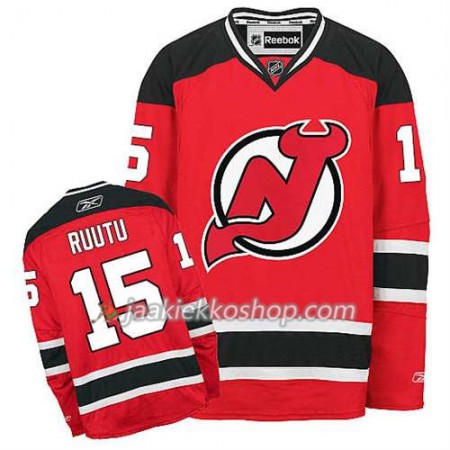 Reebok Miehille NHL New Jersey Devils Pelipaita Tuomo Ruutu #15 Koti Punainen