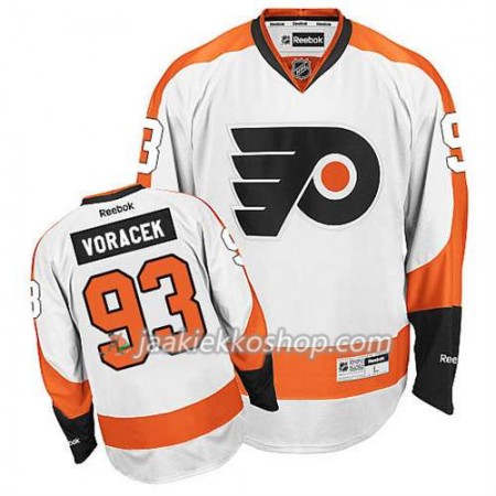 Reebok Miehille NHL Philadelphia Flyers Pelipaita Jakub Voracek #93 Vieras Valkoinen