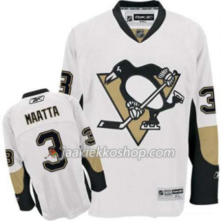 Reebok Miehille NHL Pittsburgh Penguins Pelipaita Olli Maatta 3 Valkoinen Vieras
