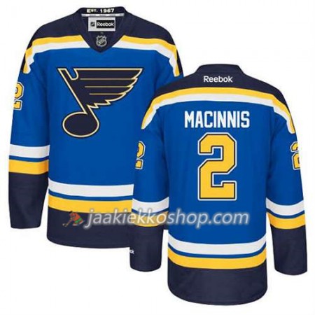 Reebok Miehille NHL St. Louis Blues Pelipaita Al Macinnis #2 Koti Sininen