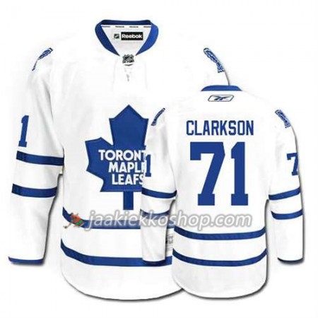 Reebok Miehille NHL Toronto Maple Leafs Pelipaita David Clarkson #71 Vieras Valkoinen