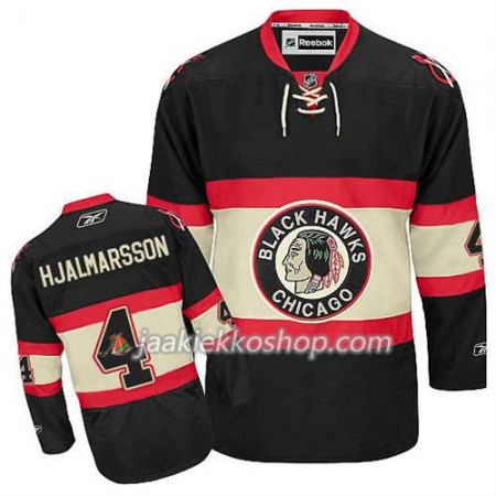 Lapsille NHL Chicago Blackhawks Pelipaita Niklas Hjalmarsson #4 Uusi Premier Kolmas Musta