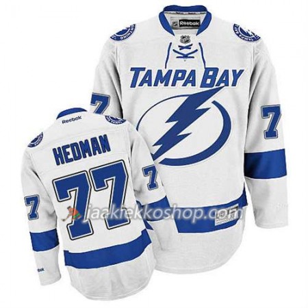 Reebok Miehille NHL Tampa Bay Lightning Pelipaita Victor Hedman #77 Vieras Valkoinen Reebok Miehille NHL Tampa Bay Lightning Pelipaita Victor Hedman #77 Vieras Valkoinen