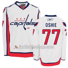 Reebok Miehille NHL Washington Capitals Pelipaita T.J. Oshie #77 Vieras Valkoinen