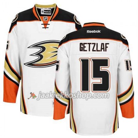 Reebok Miehille NHL Anaheim Ducks Pelipaita Ryan Getzlaf #15 Vieras Valkoinen