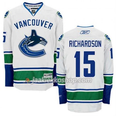 Reebok Miehille NHL Vancouver Canucks Pelipaita Brad Richardson #15 Vieras Valkoinen