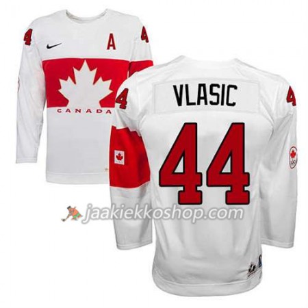 Lapsille NHL Premier Kanada Team Pelipaita Marc-Edouard Vlasic #44 Koti Valkoinen Paita