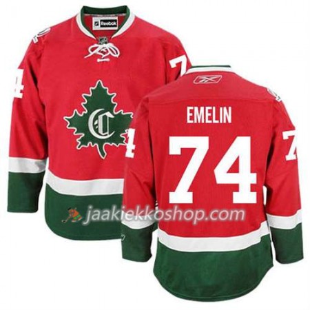 Reebok Miehille NHL Montreal Canadiens Pelipaita Alexei Emelin #74 Kolmas Uusi Punainen