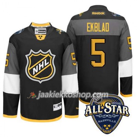 2016 All Star NHL Premier-Florida Panthers Pelipaita Aaron Ekblad #5 Musta Paita