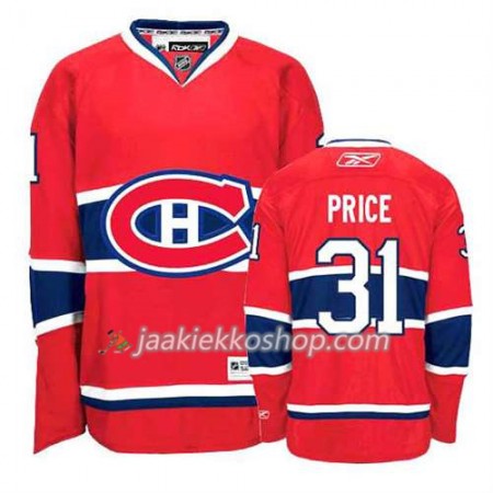 Reebok Miehille NHL Montreal Canadiens Pelipaita Carey Price #31 Koti Punainen