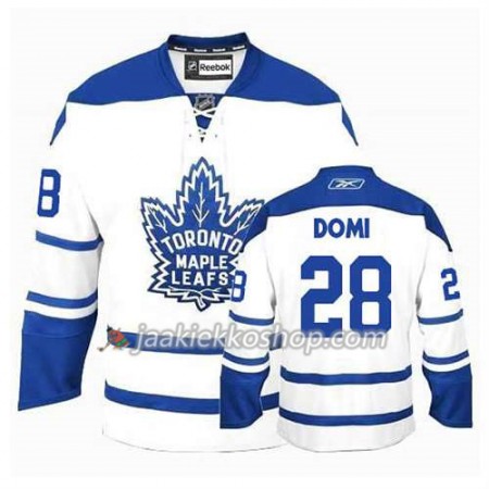 Reebok Miehille NHL Toronto Maple Leafs Pelipaita Tie Domi #28 Kolmas Valkoinen