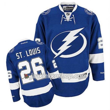 Reebok Miehille NHL Tampa Bay Lightning Pelipaita Martin St. Louis #26 Koti Sininen