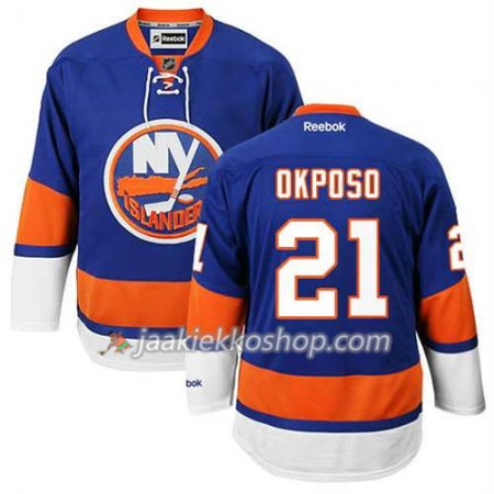 Reebok Miehille NHL New York Islanders Pelipaita Kyle Okposo #21 Koti Sininen