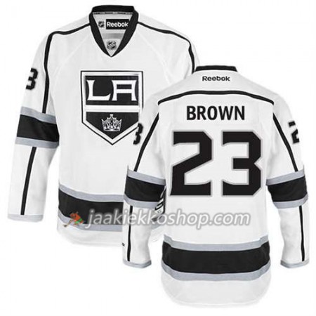 Reebok Miehille NHL Los Angeles Kings Pelipaita Dustin Brown #23 Vieras Valkoinen