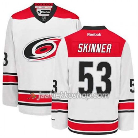 Reebok Miehille NHL Carolina Hurricanes Pelipaita Jeff Skinner #53 Vieras Valkoinen