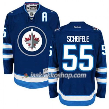Reebok Miehille NHL Winnipeg Jets Pelipaita Mark Scheifele #55 Koti Sininen Reebok Miehille NHL Winnipeg Jets Pelipaita Mark Scheifele #55 Koti Sininen