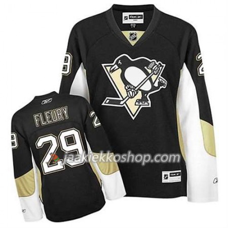 Reebok Miehille NHL Pittsburgh Penguins Pelipaita Marc-Andre Fleury 29 Musta Koti