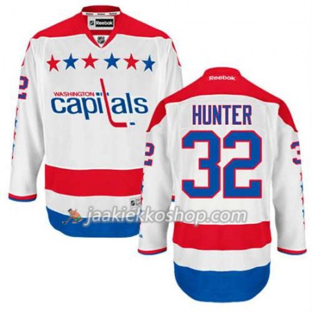 Reebok Miehille NHL Washington Capitals Pelipaita Dale Hunter #32 Kolmas Valkoinen