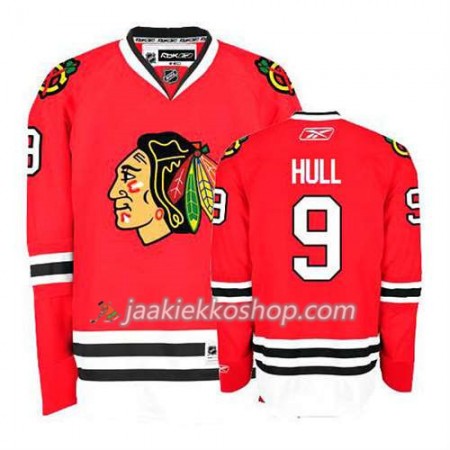 Reebok Miehille NHL Chicago Blackhawks Pelipaita Bobby Hull #9 Koti Punainen