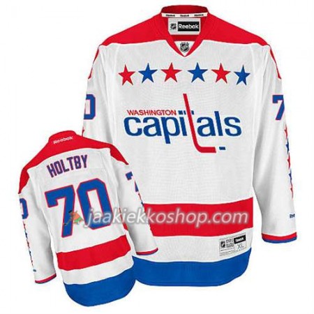 Reebok Miehille NHL Washington Capitals Pelipaita Braden Holtby #70 Kolmas Valkoinen