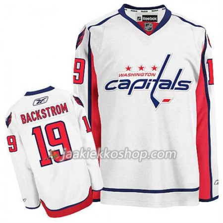 Reebok Miehille NHL Washington Capitals Pelipaita Nicklas Backstrom #19 Vieras Valkoinen Reebok Miehille NHL Washington Capitals Pelipaita Nicklas Backstrom #19 Vieras Valkoinen