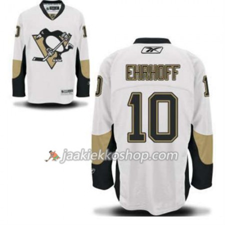 Reebok Miehille NHL Pittsburgh Penguins Pelipaita Christian Ehrhoff 10 Valkoinen Vieras