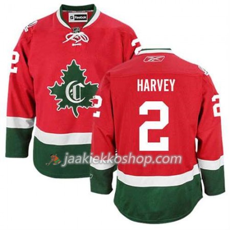 Reebok Miehille NHL Montreal Canadiens Pelipaita Doug Harvey #2 Kolmas Uusi Punainen